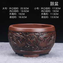 Load image into Gallery viewer, Purple Clay Ceramic Flower Pot - stilyo
