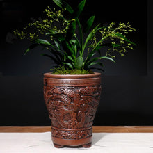 Load image into Gallery viewer, Purple Clay Ceramic Flower Pot - stilyo
