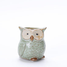 Load image into Gallery viewer, Mini Ceramic Owl Plant Pot (Random Design) - stilyo
