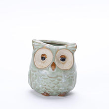 Load image into Gallery viewer, Mini Ceramic Owl Plant Pot (Random Design) - stilyo
