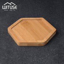 Load image into Gallery viewer, Bamboo Wooden Shaped Pot/Plant Trays - stilyo
