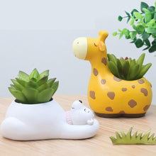 Load image into Gallery viewer, Cute Animal Flower Planters - stilyo
