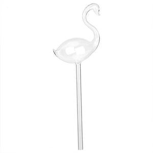 Swan Clear Glass Water Feeder - stilyo