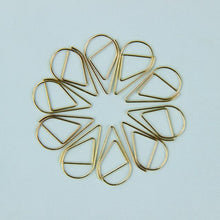 Load image into Gallery viewer, 10PCS Heart/Drop Shaped Paper Clips - stilyo
