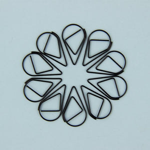 10PCS Heart/Drop Shaped Paper Clips - stilyo