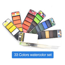 Load image into Gallery viewer, Watercolor Collapsible Suit With Pen - stilyo
