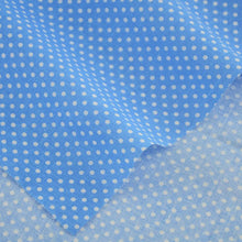 Load image into Gallery viewer, 100% Cotton Fabrics Crafts - Blue &amp; White Dots - stilyo
