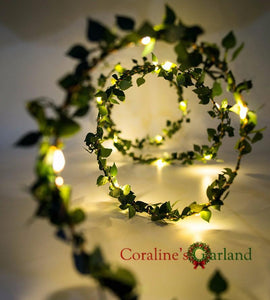 2M LED String Lights - Leafs Garland - stilyo